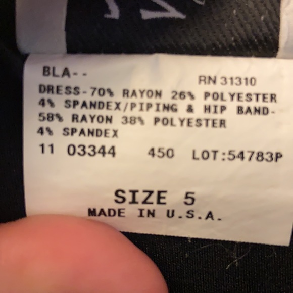 Vintage IZ Byer California black mini dress - Picture 4 of 4